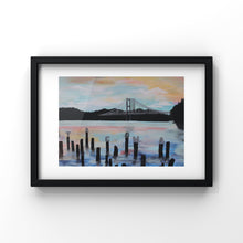 Load image into Gallery viewer, Titlow Beach and Tacoma Narrows Bridge