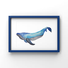 Load image into Gallery viewer, Watercolor Whale