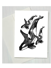 Load image into Gallery viewer, Copy of Send a Card *Orca Family
