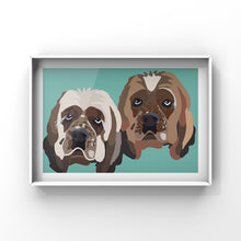 Load image into Gallery viewer, Custom Pet Portrait Print
