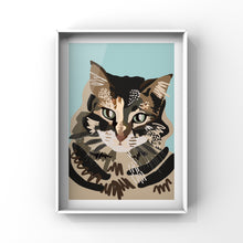 Load image into Gallery viewer, Custom Pet Portrait Print