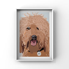 Load image into Gallery viewer, Custom Pet Portrait Print