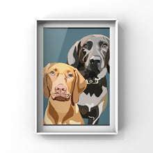 Load image into Gallery viewer, Custom Pet Portrait Print