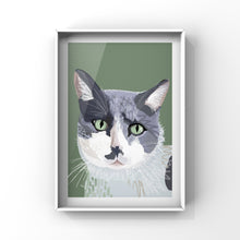 Load image into Gallery viewer, Custom Pet Portrait Print
