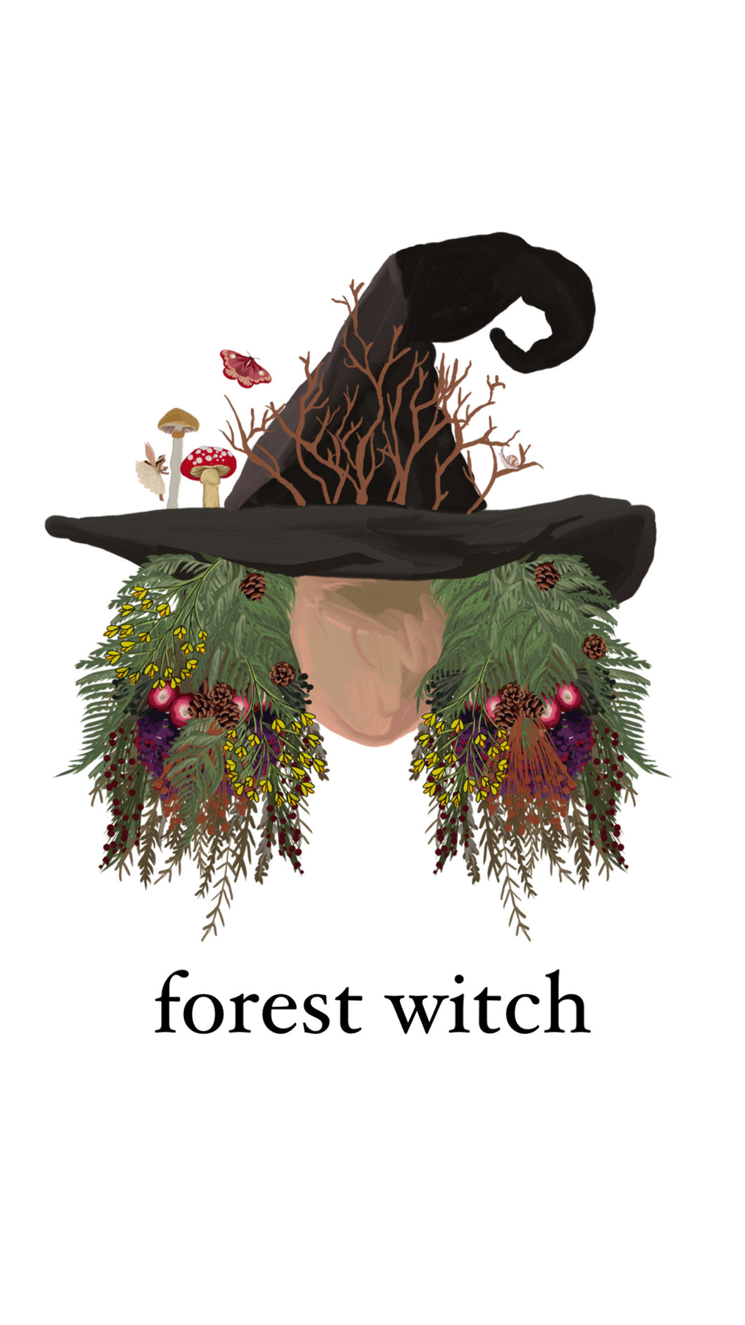 Forest Witch Prints, mugs, more